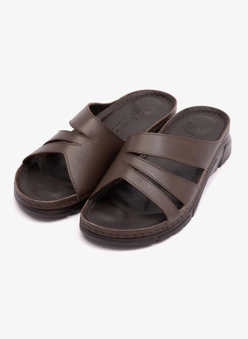 كومفورت بلس صنادل نسائية كومفورت بلس بنعل مرن بني